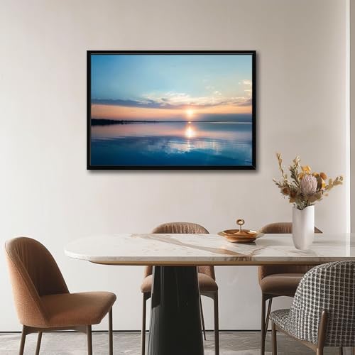 Black Framed Canvas Wall Art 23"X34" S996972