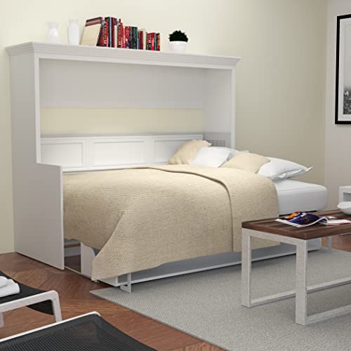 Full Murphy Bed with Desk Engineered and Solid Wood N785370