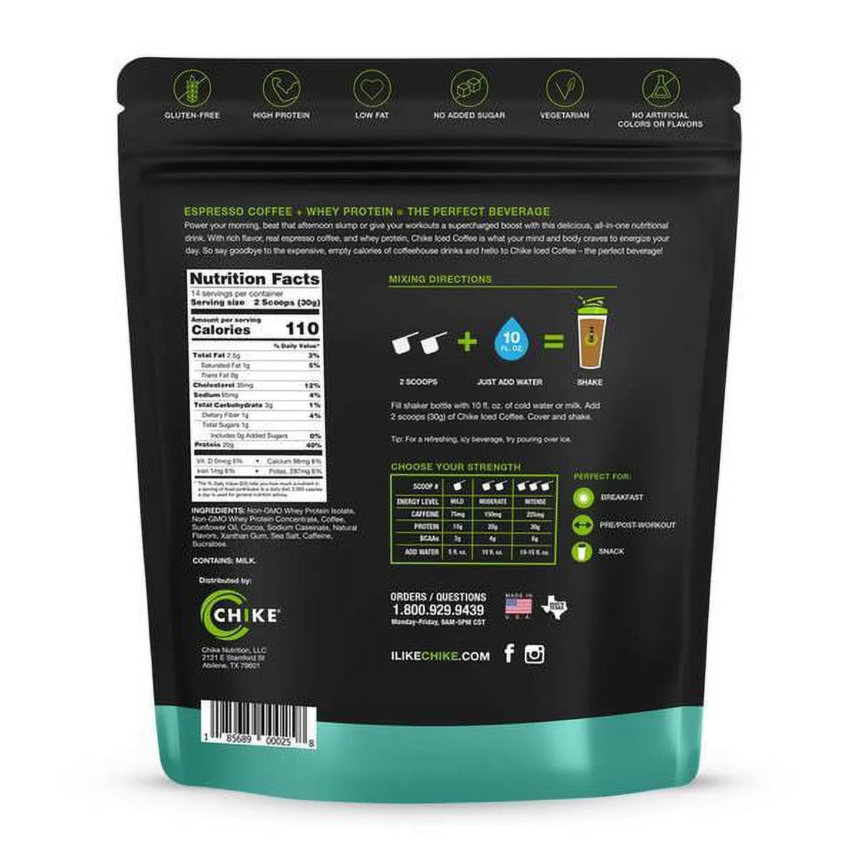 High Protein Iced Coffee Mocha Mint L65907