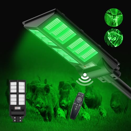 Green Solar Light for Hunting Hogs with Remote N732769