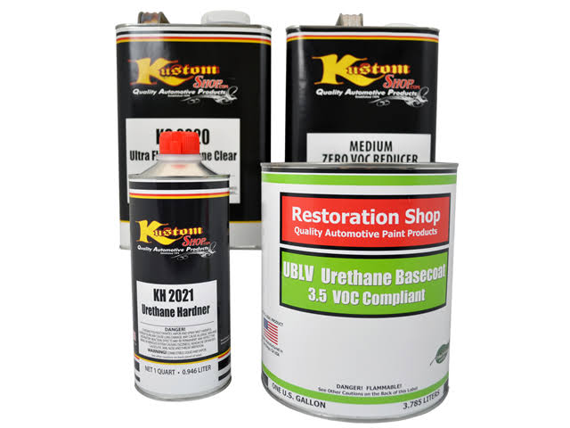 Dark Brown Urethane Basecoat Clearcoat Car Auto Paint Medium Gallon Kit D72988