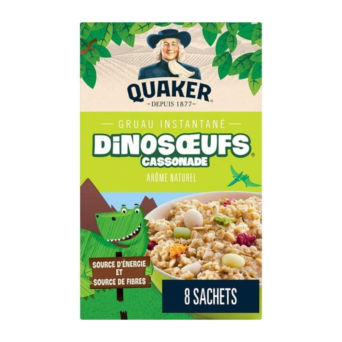 Dino Eggs Brown Sugar Instant Oatmeal, 10.7 oz (Pack of 2) P3181