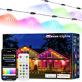 RGB+IC Christmas Eave Lights 30ft 22 LED Warm White IP68 Waterproof Smart Starry Outside Light G18440