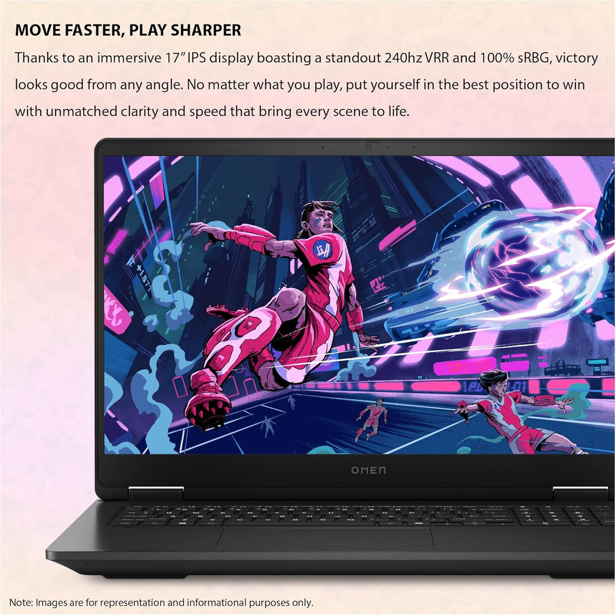 Black 17.3" QHD Gaming Laptop with AMD Ryzen 7 8845HS, 64 GB DDR5 Ram, 2 TB PCIe SSD, Nvidia Geforce RTX 4070, W11 Home N4025
