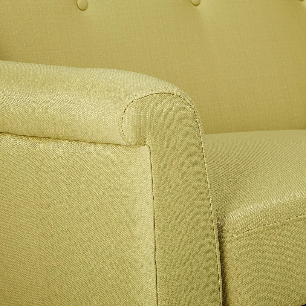 Light Green Fabric Sofa H336588