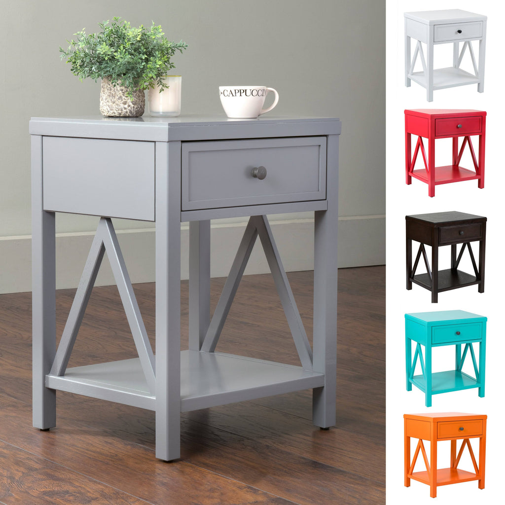 Yellow Acacia Accent Table J431597