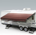Heavy Duty Weatherproof Vinyl RV Awning Fabric Replacement 16' K158