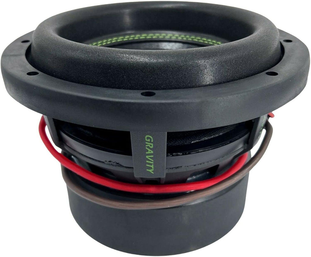 8 Inch 1200 Watt Car Audio Subwoofer Pair with Dual Voice Coil Y240857