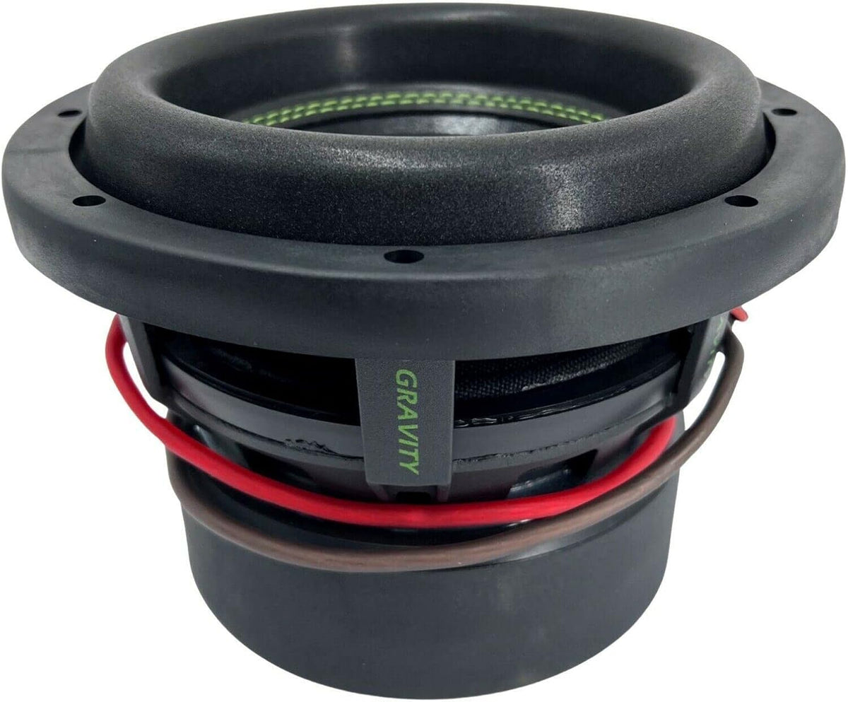 8 Inch 1200 Watt Car Audio Subwoofer Pair with Dual Voice Coil Y240857