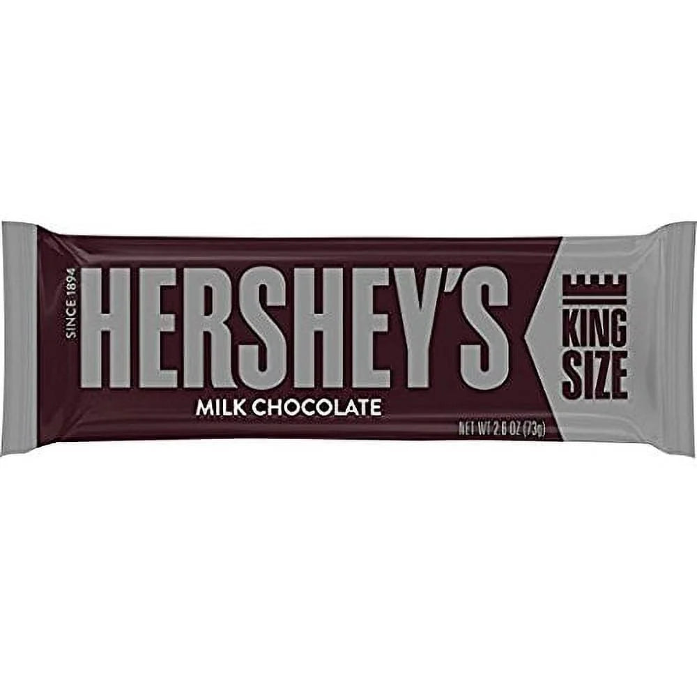 King Size Chocolate Candy Bars (Pack of 18) N808