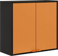 Two Doors Wall Steel Cabinet Space Organizer Blue L510