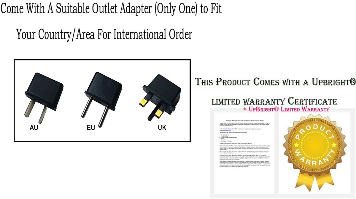 Adapter For Stationary Bicycle Power Supply Cord Charger J6050