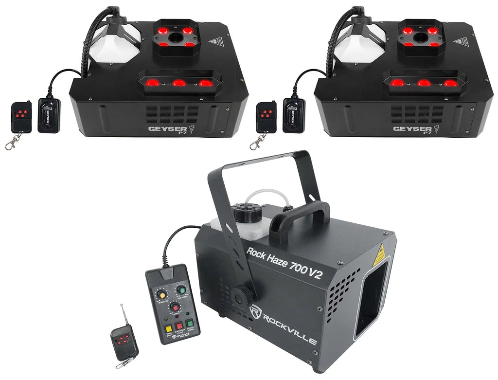 DMX Fog Machine with RGBA+UV LED Effects C46095