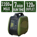 Portable Digital Inverter Generator 2200/1800-Watt Gasoline N7448