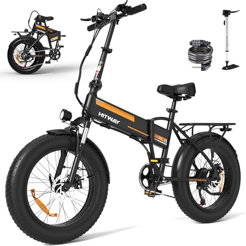 20" x4.0 Fat Tire Foldable Electric Bicycle with 750W Motor, 48V 12AH Removable Battery, 7 Gears G255414