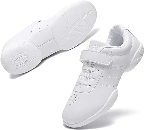 White Cheerleading Dance Shoes J840