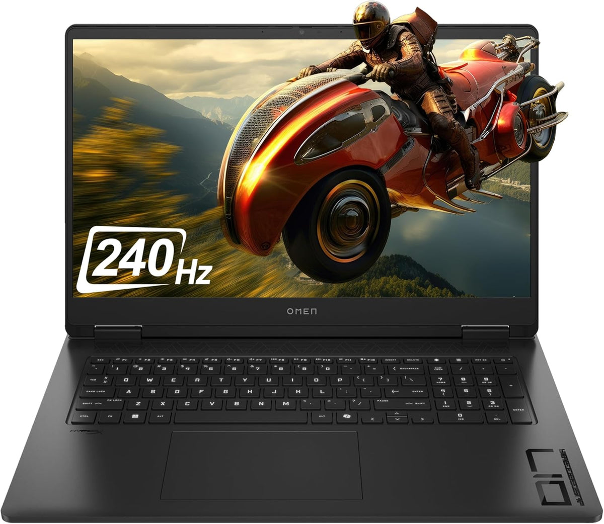 Black 17.3" QHD Gaming Laptop with AMD Ryzen 7 8845HS, 64 GB DDR5 Ram, 2 TB PCIe SSD, Nvidia Geforce RTX 4070, W11 Home N4025