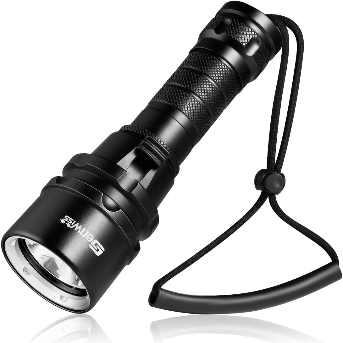 2000 Lumen Waterproof Underwater LED Dive Torch H747381