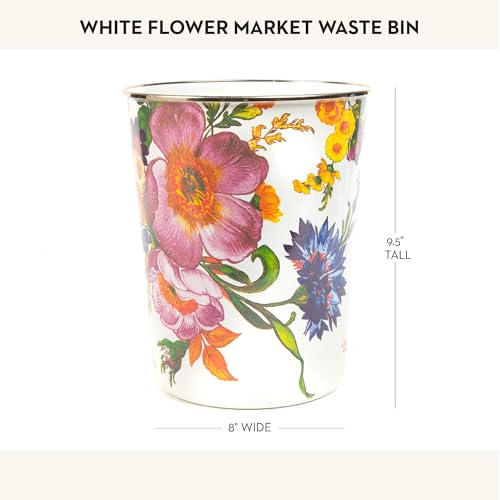 Blue-and-White Royal Check Waste Bin X806290