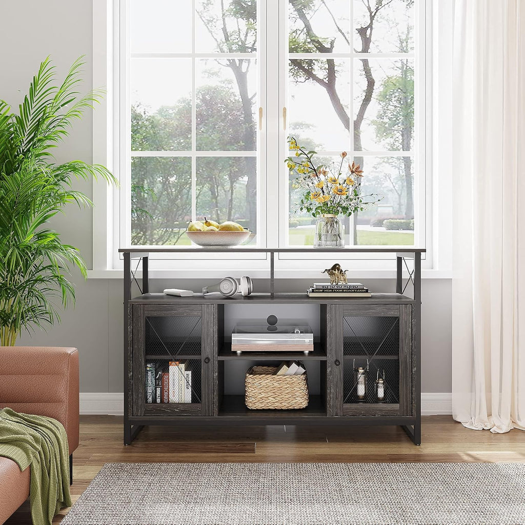 55 inch TV Stand with Storage Cabinet S1324