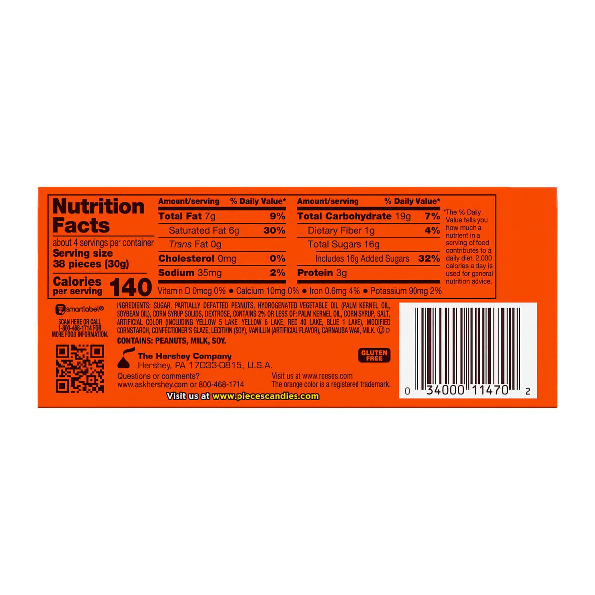 Peanut Butter Candies, 4-Ounce Boxes (Pack of 24) M9134