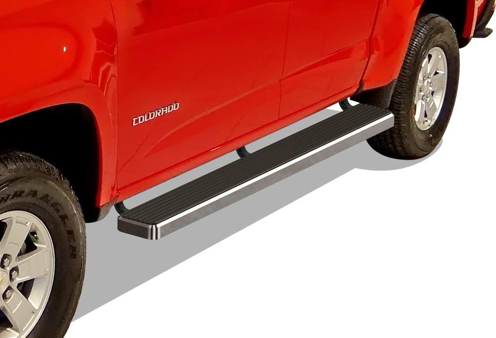 Black 5 inches 304 Stainless Steel Running Boards S912317