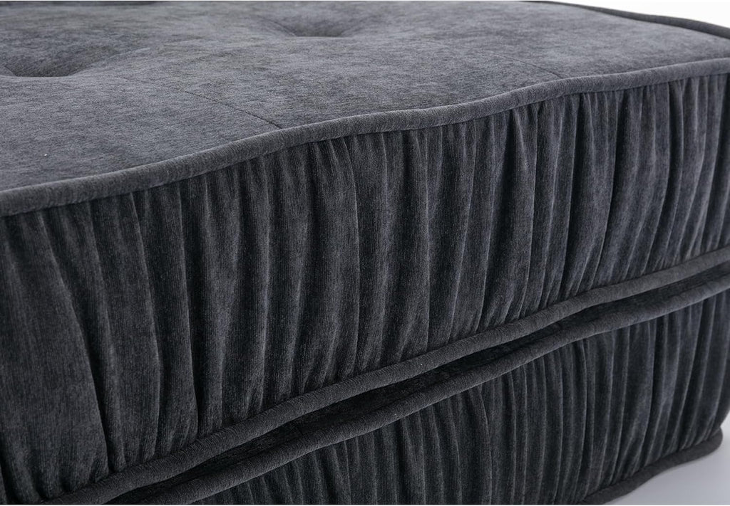 Grey Memory Foam Futon Sleeper Chair Couch Twin Size G771