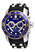 Stainless Steel and Silicone Quartz Watch A3459