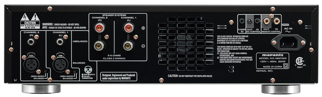 Black 2-Channel Stereo Power Amplifier T373