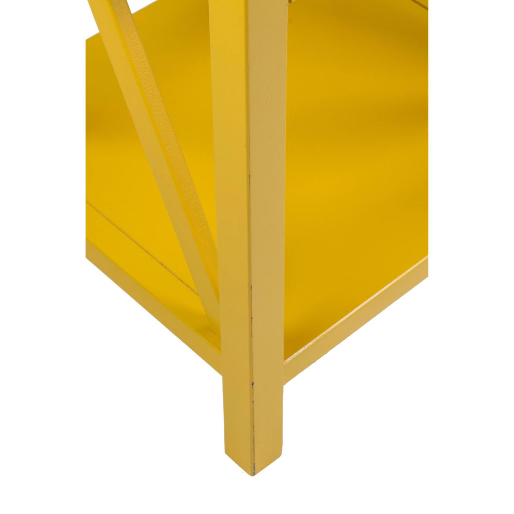 Yellow Acacia Accent Table J431597