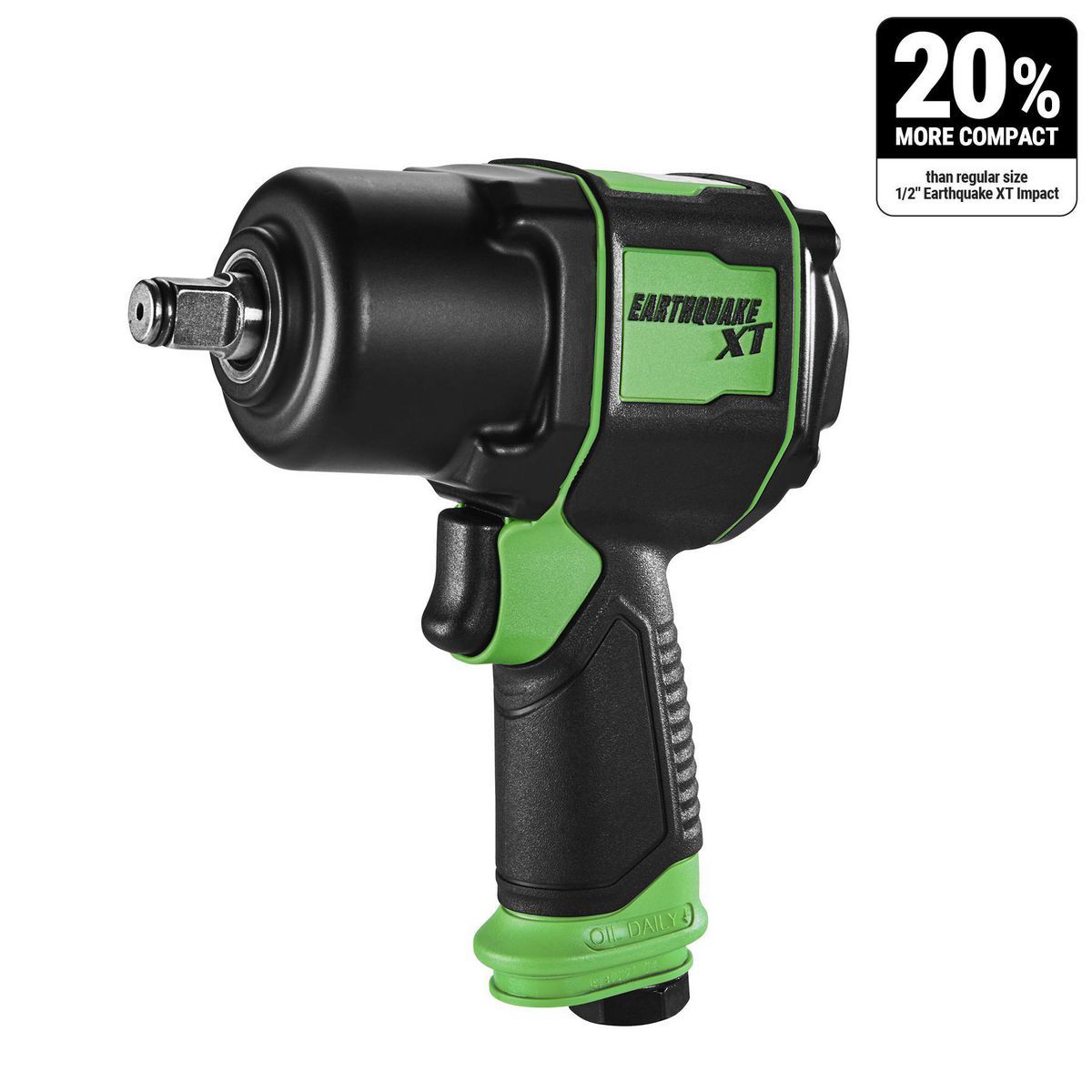 1/2 in. Supercompact Air Impact Wrench, Twin Hammer, 1000 ft-lbs, Green K6384