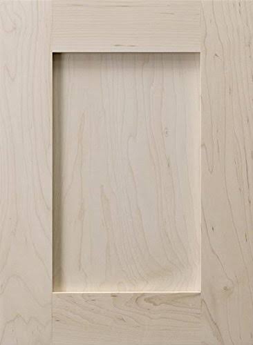Unfinished Paint Grade Hard Maple Shaker Recess Panel Cabinet Door L4303