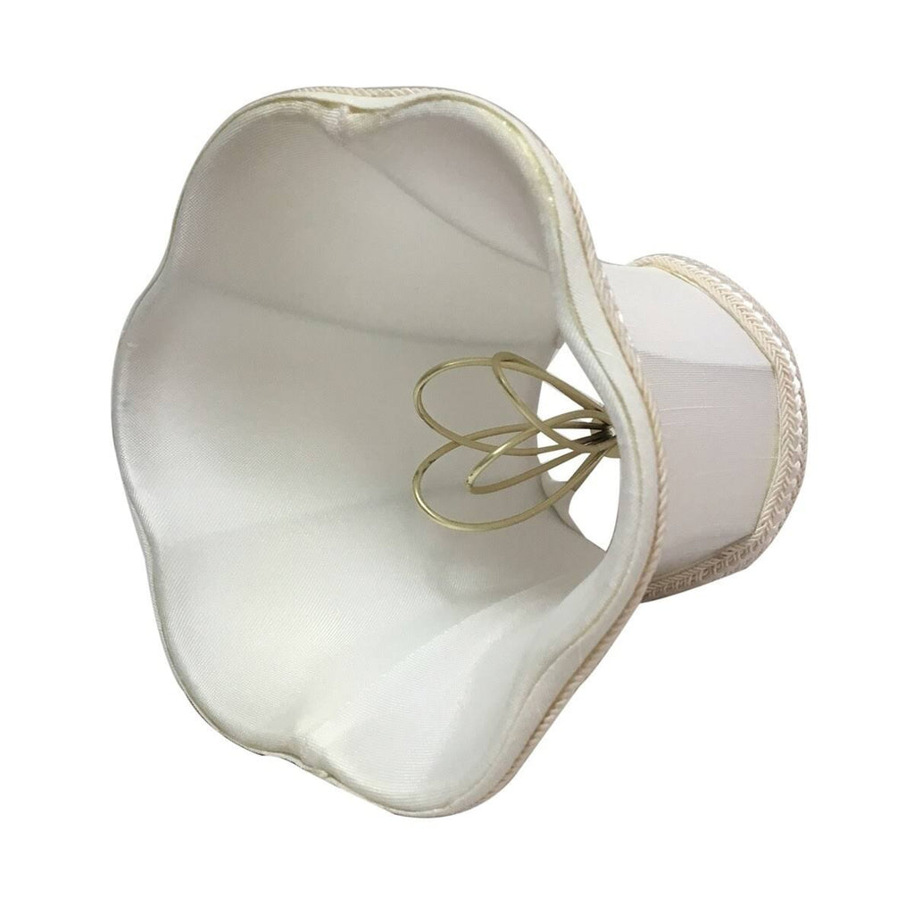5x22 White Bell Candelabra Shade V190