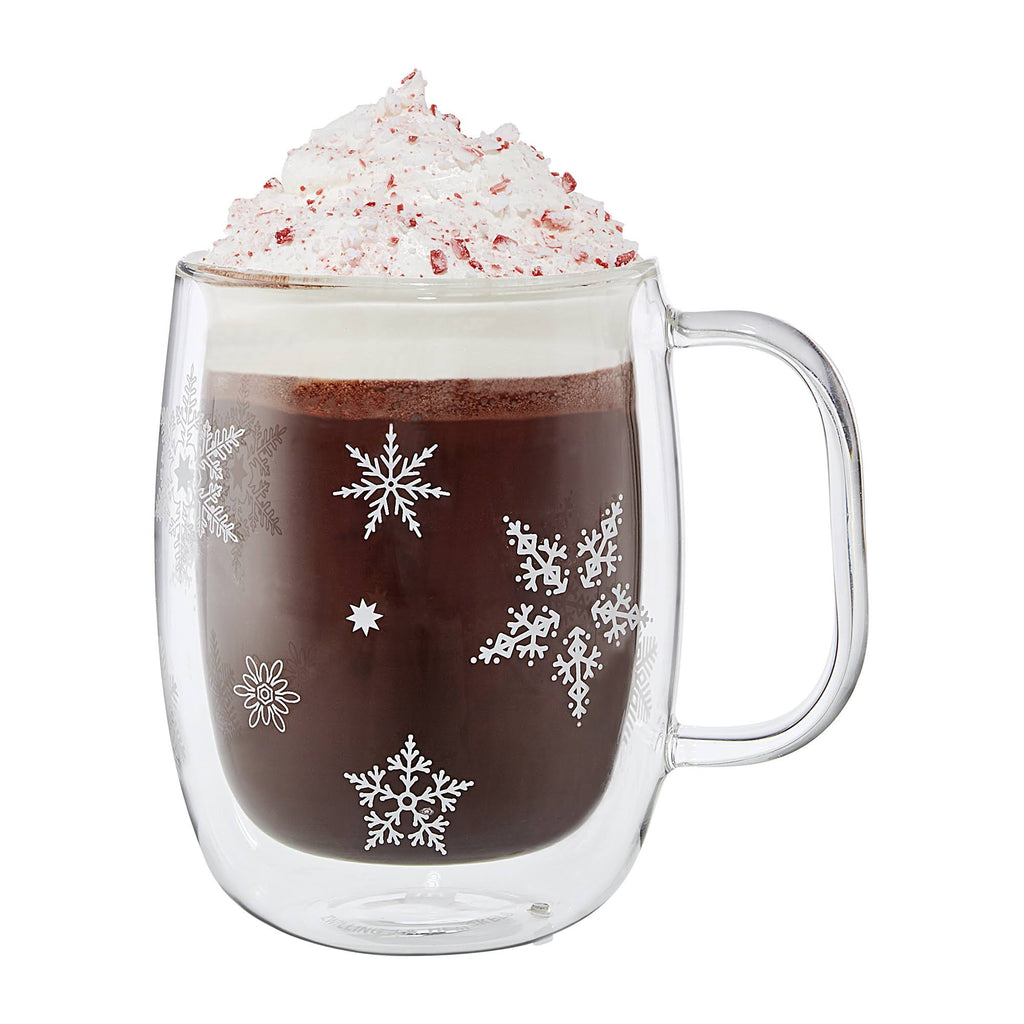 Double Wall Glass Coffee Mug Set T84371