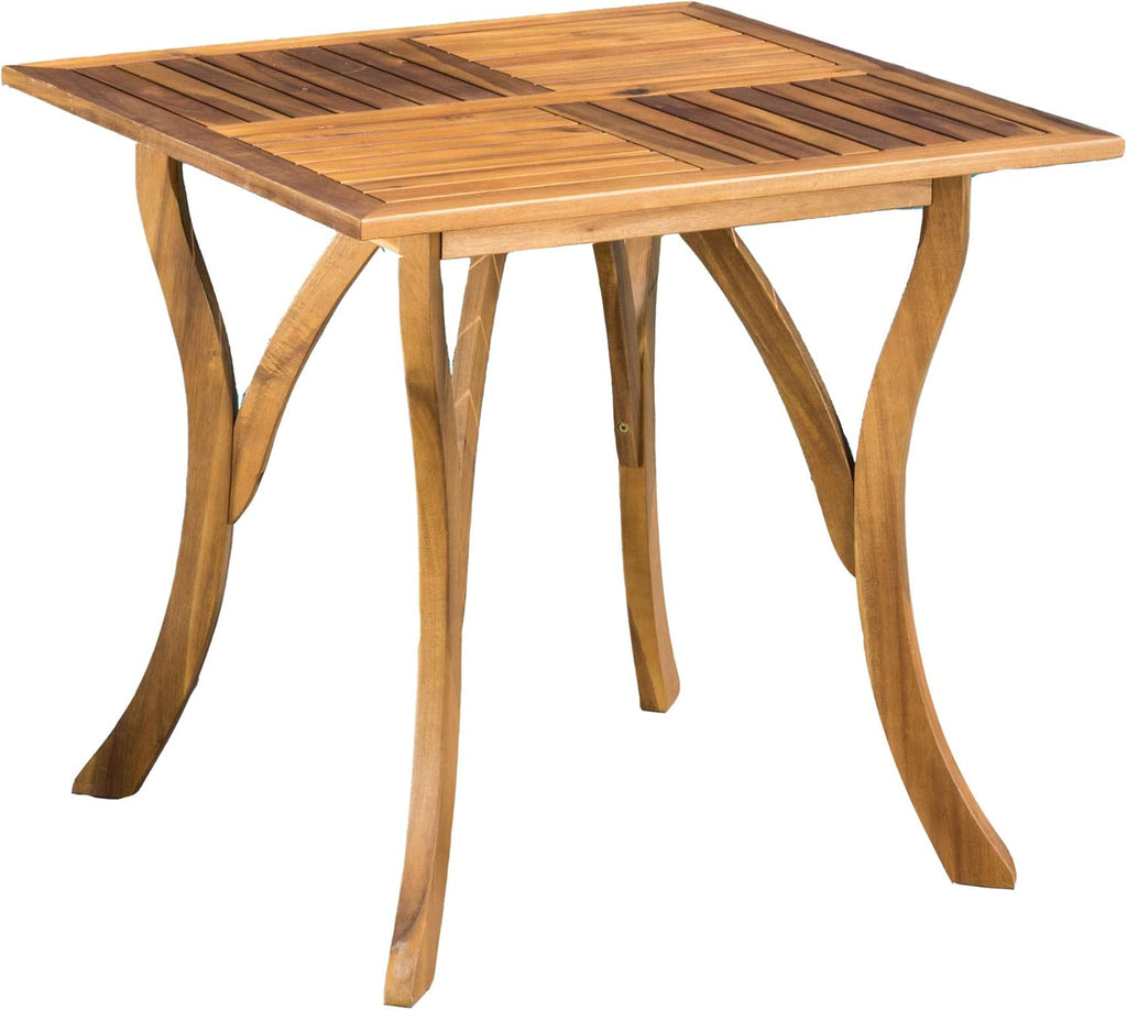 Acacia Wood Square Table F310575