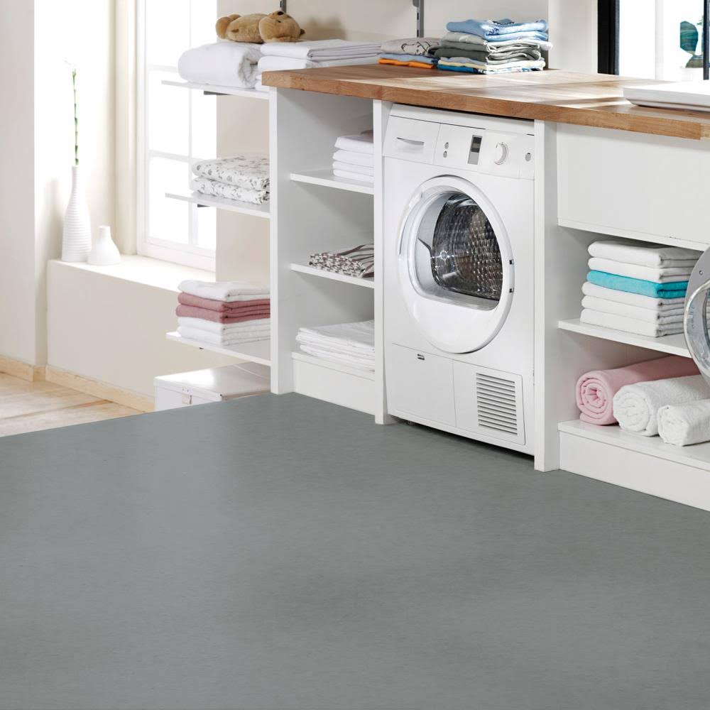Light Gray Satin Porch and Floor Paint (5-Gallon) E91379