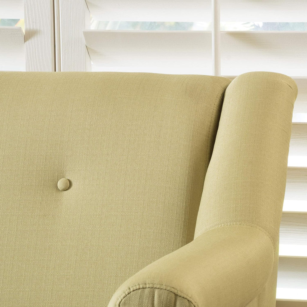 Light Green Fabric Sofa H336588