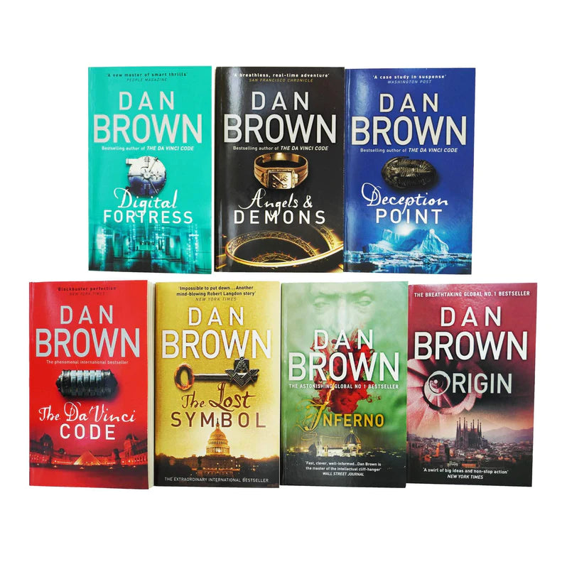 7 Books Paperback Fiction Set K122