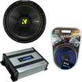 12 Dual 4 Ohm Car Subwoofer with Amplifier & Amp Kit S5731