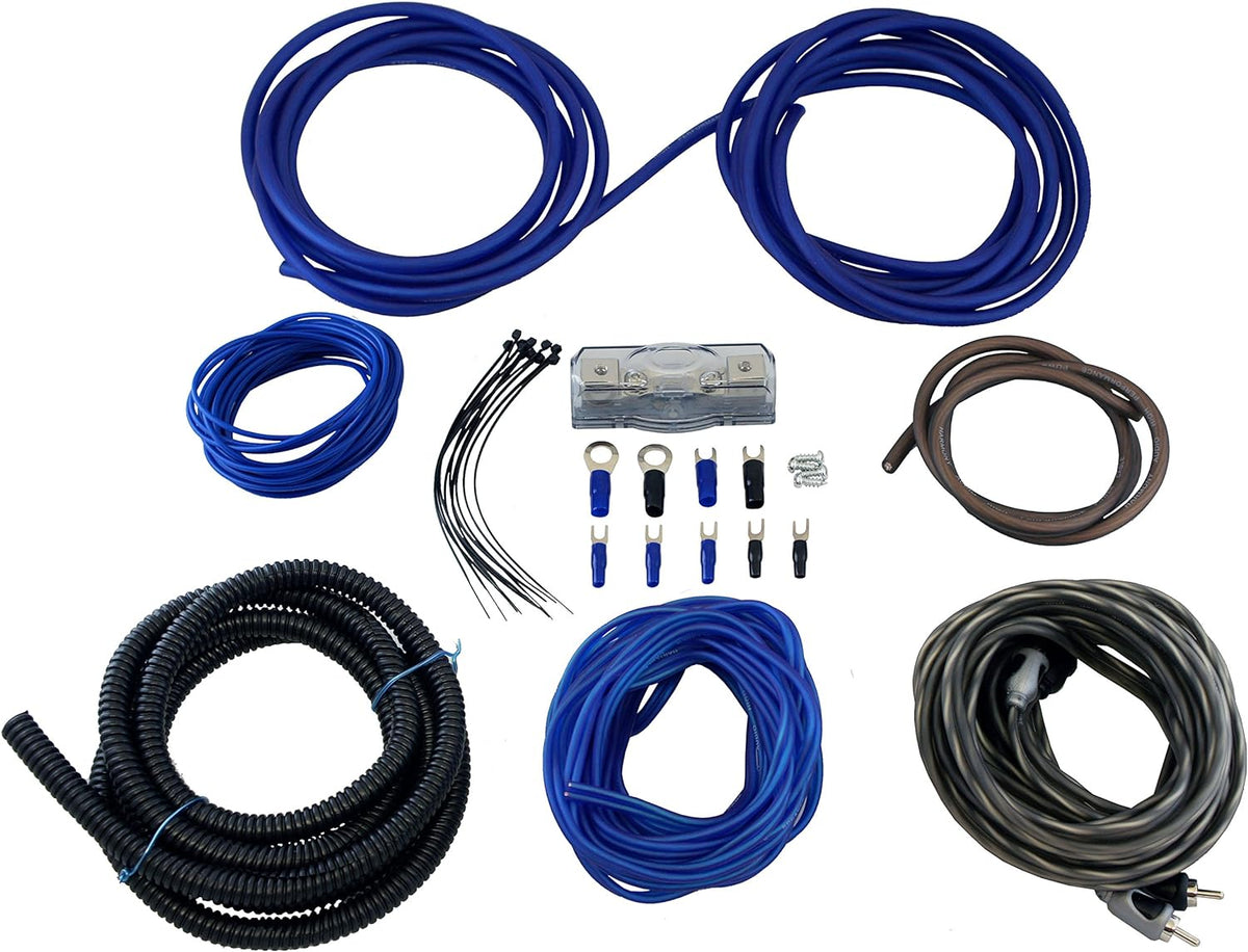 12 Dual 4 Ohm Car Subwoofer with Amplifier & Amp Kit S5731