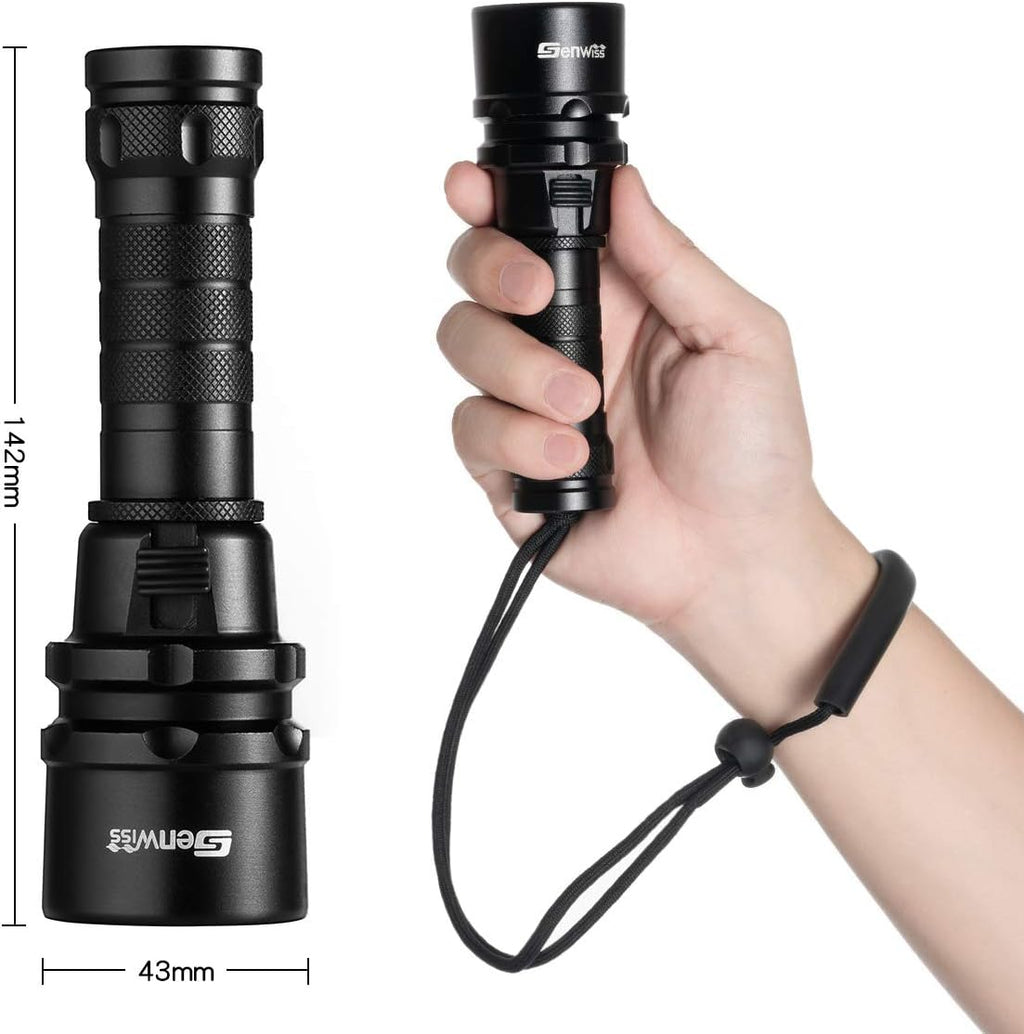 2000 Lumen Waterproof Underwater LED Dive Torch H747381