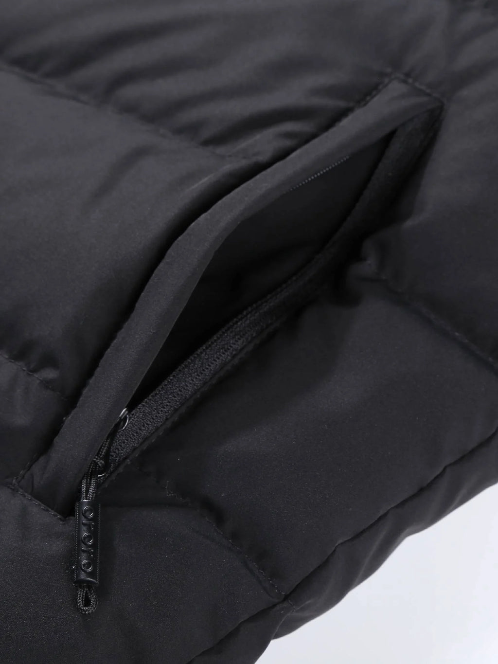 Heated Jacket with 90% Down Insulation, Black, L N330256