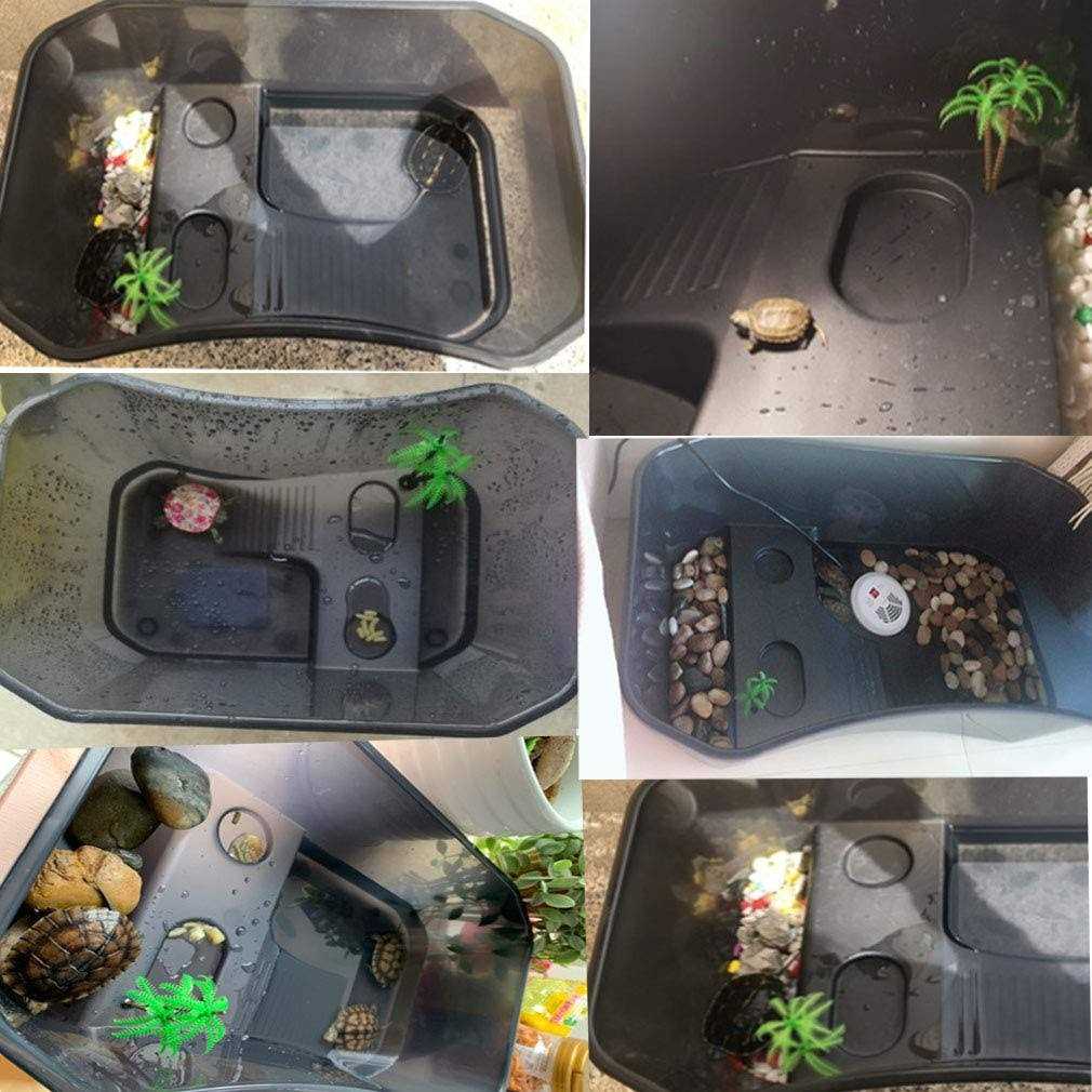 Turtle Tank Aquarium with Platform Plants J93316