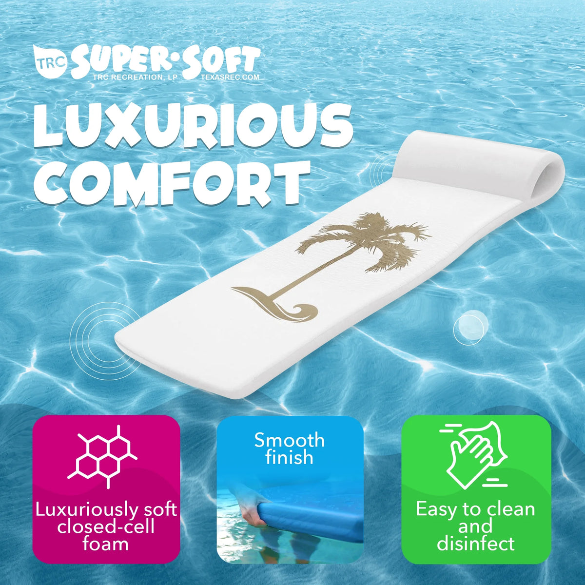 70" Foam Lounger Pool Float, 2 Pack U525