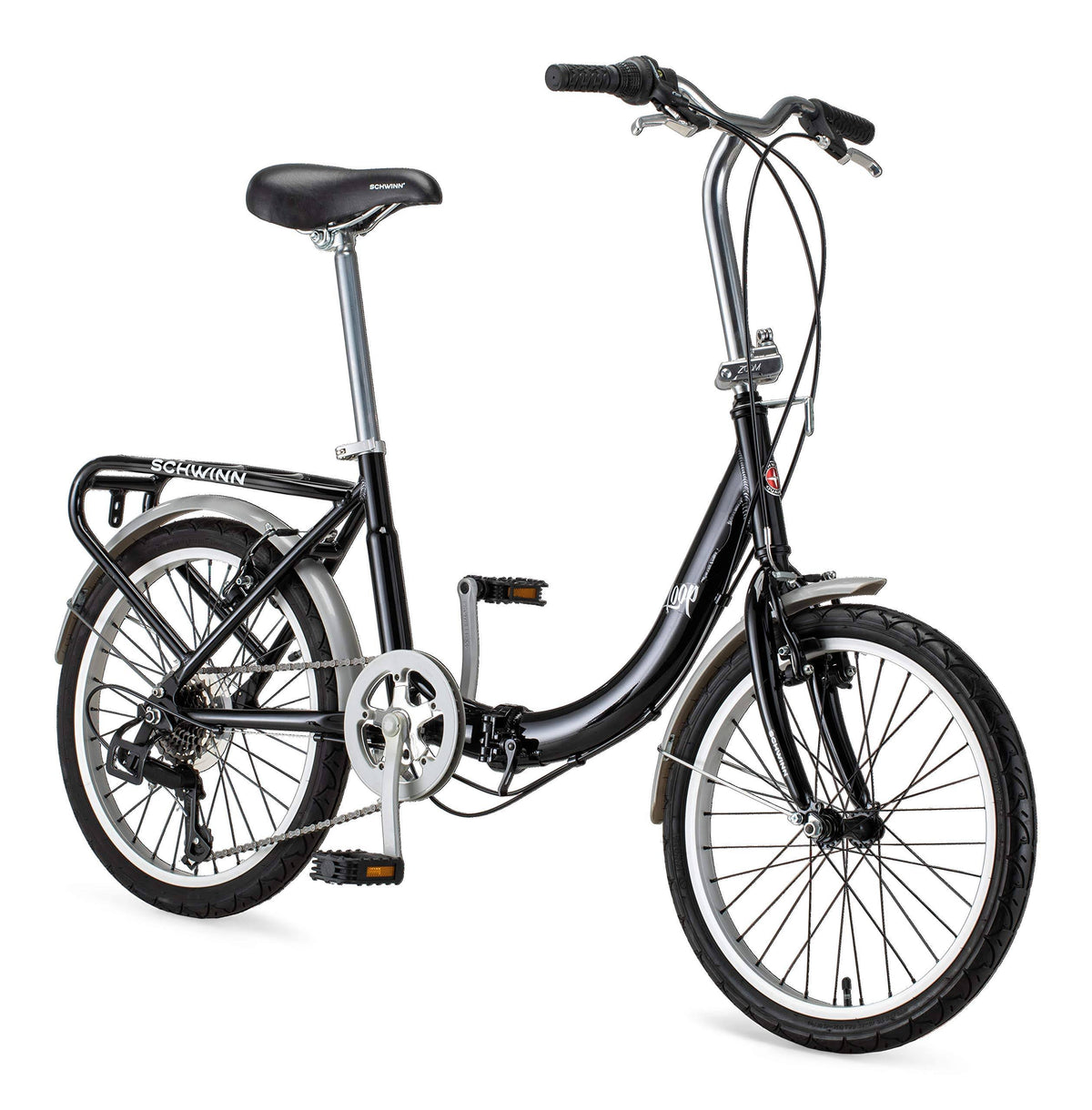20" Folding Bike Black Y340