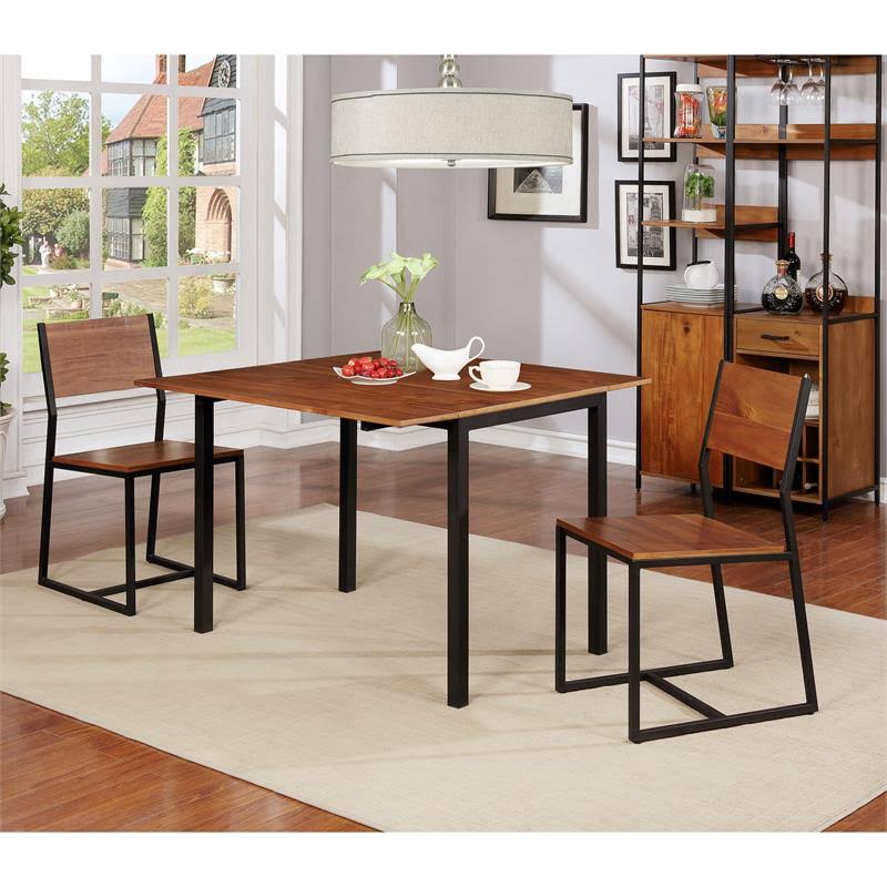 3-Piece Wood Table Set in Natural Tone L965