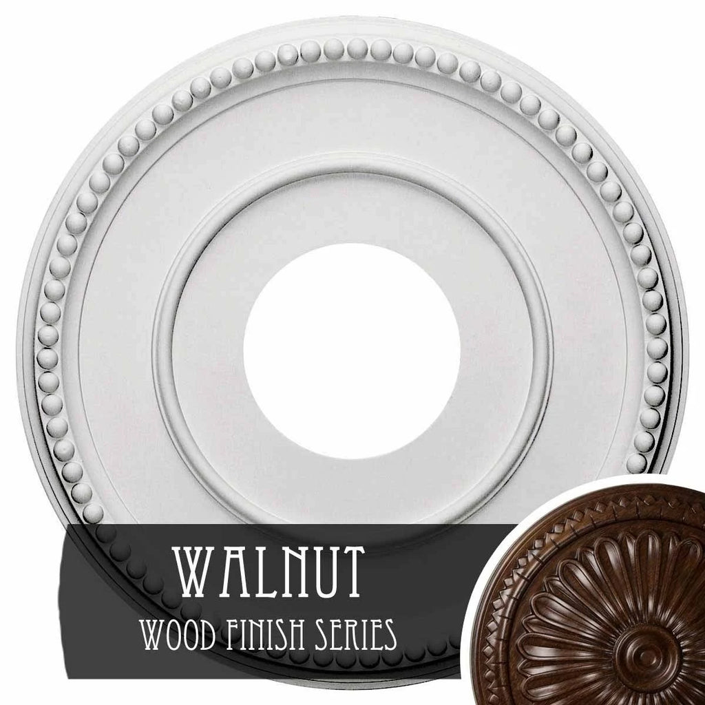 Walnut Hand-Painted Ceiling Medallion Q87906