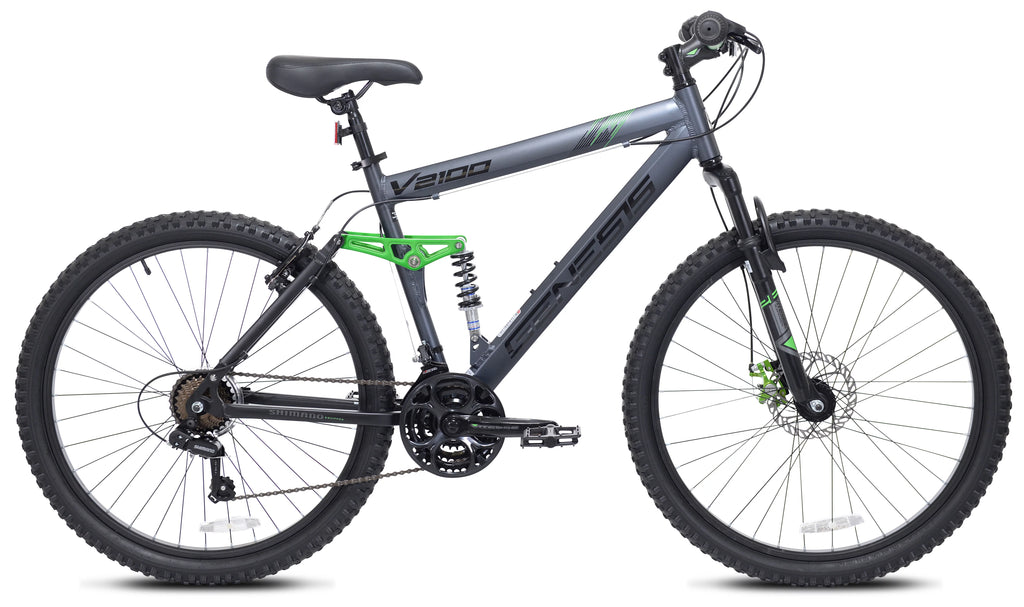 Slate Gray Dual Suspension Mountain Bike V36940