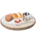 Natural Wood Slice Tray 14" Diameter Y753526