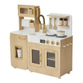 Medium Play Kitchen with Kitchen Accessories, Light Oak/White N6057